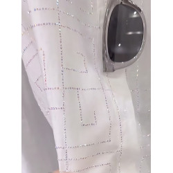 中長款寬鬆天絲棉麻襯衫外套女2025夏季重工燙鑽休閒感苧麻防曬衫