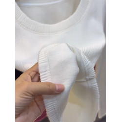 2026秋季新品白色加絨長袖打底衫女圓領高級感辣妹短款氣質上衣