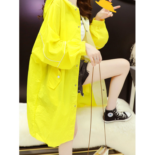 中長款防曬衣外套女夏季2025新款寬鬆洋氣百搭慵懶風外穿防曬服潮