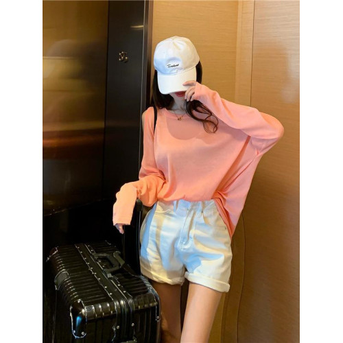 胖mm200斤大碼女裝夏季薄款露肩微透寬鬆顯瘦長袖T恤防曬衣罩衫潮