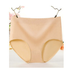 2-4條莫代爾純棉三角內褲女高腰竹纖維全棉加肥加大碼200斤紅短褲