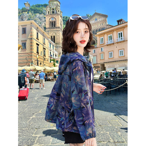 印花防曬衣女短款2026夏季新款海邊沙灘旅遊拍照輕薄款透氣防曬服 印花防曬衣女短款2026夏季新款海邊沙灘旅遊拍照輕薄款透氣防曬服