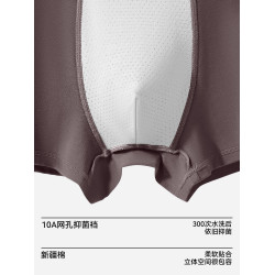 都市麗人男士內褲純棉男生2026新款透氣無痕男款大碼平四角短褲頭