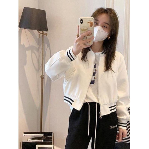 韓式短款棒球服小個子外套春夏新款時尚百搭休閒服女運動夾克上衣