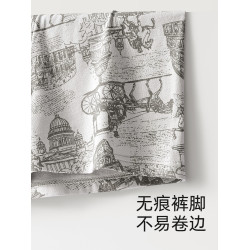 啄木鳥官方旗艦店男士純棉內褲抑菌四角短褲2026新款國風印花新款