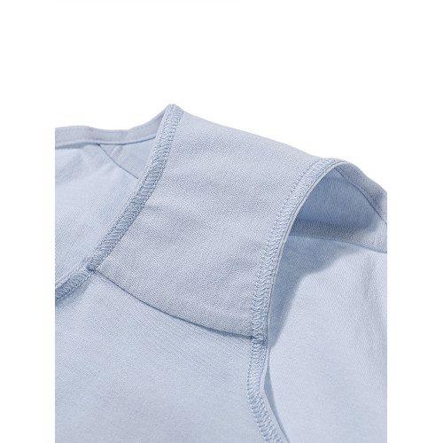 3條9折丨愛美麗商場同款舒適春夏棉質純色不夾臀內褲女高腰平角褲