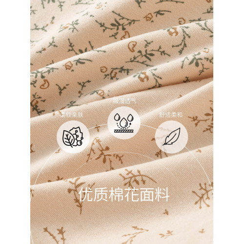 七色紡碎花內褲女士純棉高腰全棉益生菌襠10A抑菌少女生三角褲頭