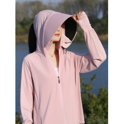 防曬衣女2025新款大帽簷夏季冰絲皮膚衣外套輕薄透氣寬鬆防曬服