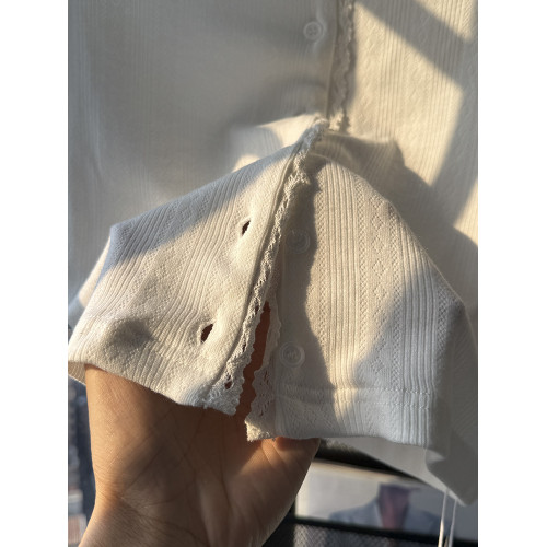 秋季蕾絲花邊長袖T恤女夏季新款修身顯瘦內搭打底衫短款外套上衣