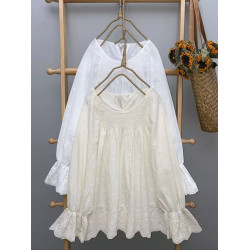 903棉開衫全身刺綉捏褶 胸圍138衣長69