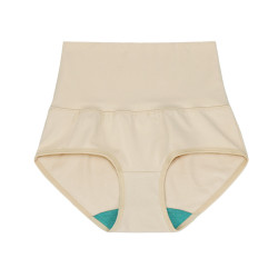 2條裝 AB內衣彈力棉抗菌收腹提臀女式高腰收腹褲小平角內褲 1880