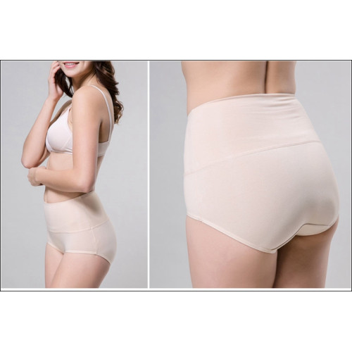 2條裝 AB內衣彈力棉抗菌收腹提臀女式高腰收腹褲小平角內褲 1880