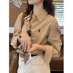 純棉麻防曬襯衫女上衣夏季天輕薄款外套亞麻開衫外搭寬鬆長袖襯衣