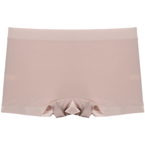 60支莫代爾艾草抗菌底檔抑菌裸感中腰薄平角褲女內褲安全褲防走光