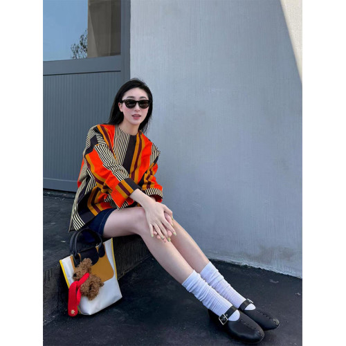 Turn right/陳大腿 小衆別致撞色竪條紋設計襯衫女高級感慵懶上衣