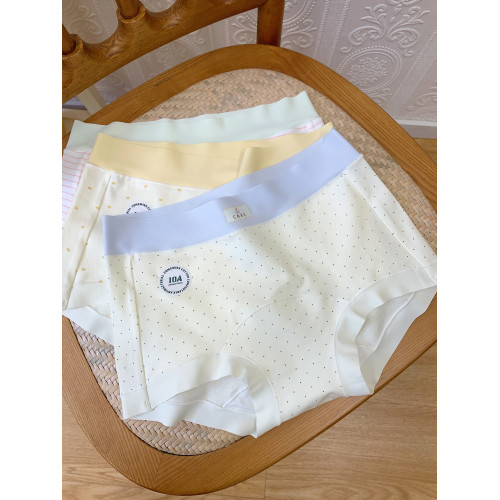 多巴胺小仙女無痕四角內褲女士純棉7A級抗菌加長襠小平角褲不夾臀