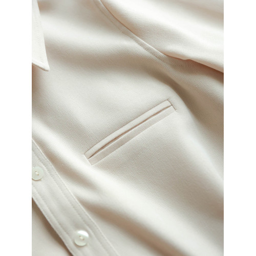 軟糯加厚磨毛襯衫女春秋2025新款長袖上衣曡穿內搭打底襯衣外套冬