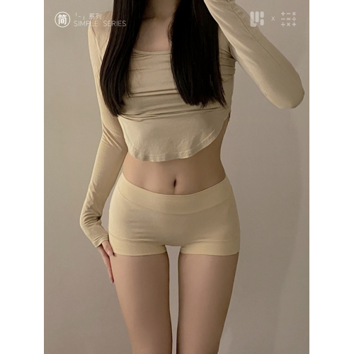 安全褲女防走光中高腰短褲內褲女生純棉2026新打底平角褲女士大碼