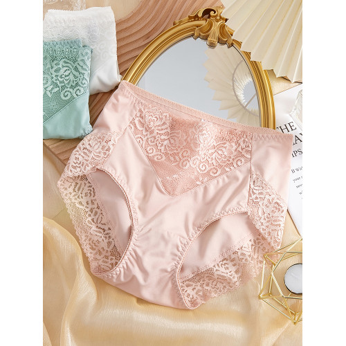 內褲女胖mm牛奶絲舒適透氣純棉襠高彈力無痕包臀高腰大碼2025新款