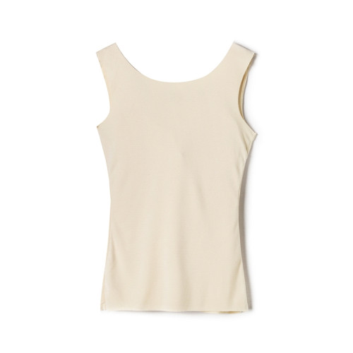 9魅NN0W0002德絨發熱保暖內衣帶胸墊無痕美背背心女冬