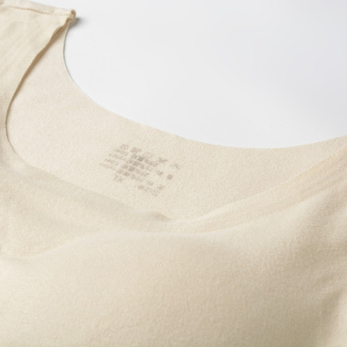 9魅NN0W0002德絨發熱保暖內衣帶胸墊無痕美背背心女冬