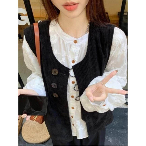 法式長袖洋氣襯衫2025秋季大碼胖MM中式復古通勤慵懶甜美女生上衣