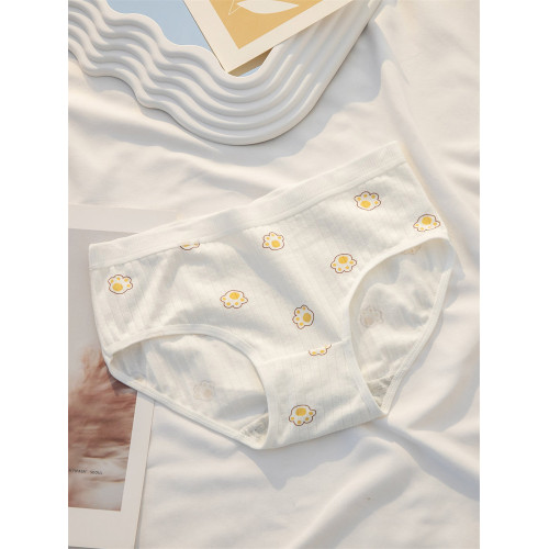 日系內褲女生純棉檔抗菌少女高中學生全棉檔新款低腰可愛三角短褲