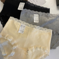 WF. 出口訂單 純棉精梳棉中腰無痕包臀款 簡約舒適內褲女