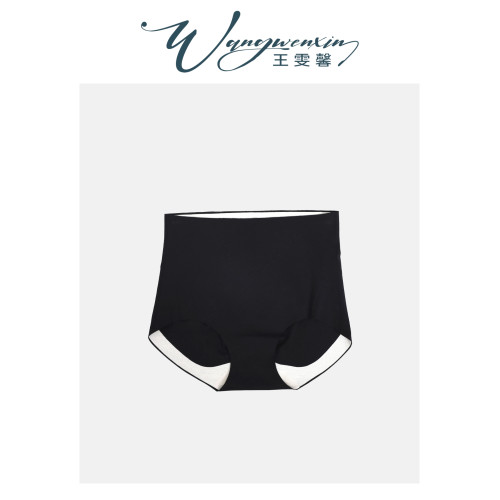 【王雯馨】“懂你”一片式高腰無痕內褲舒適隱形女士平角內褲