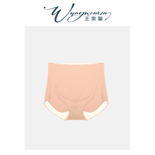 【王雯馨】“懂你”一片式高腰無痕內褲舒適隱形女士平角內褲