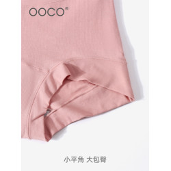 3條 平角女士內褲純棉中高腰收腹女生四角全包臀不夾屁股抗菌新款