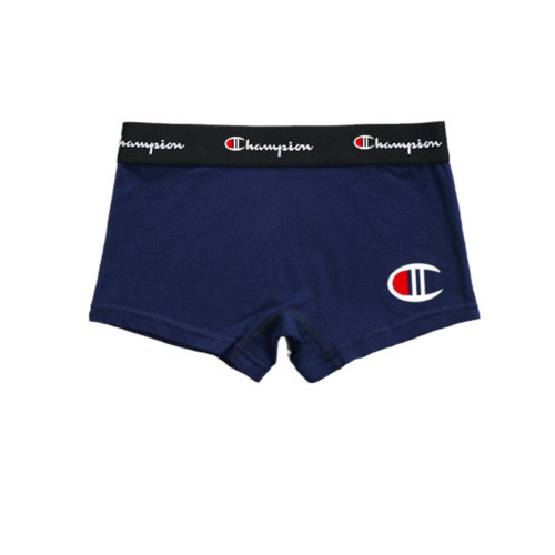 3條裝女士純棉平角褲四角內褲中性運動寬邊抗菌純色大碼褲頭