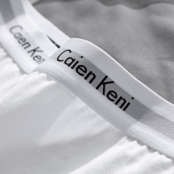 純棉平角內褲女學生少女高中生初中生運動中腰字母寬邊四角褲短褲