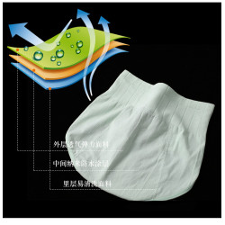 婦人新款生理內褲防漏 無縫一體高彈力例假衛生底褲高腰收腹護腰