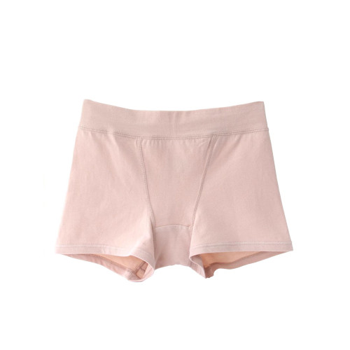 維思芙3條中腰女士平角褲純棉襠透氣包臀短褲棉質面料平角內褲頭