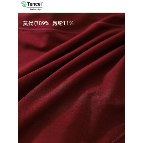 本命年酒紅色內褲女高腰大碼媽媽中年平角褲新年秋冬女款加肥加大