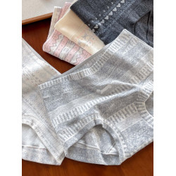 費爾島風內褲女生女款純棉全褲10A抗菌2025新款女士四角平角短褲