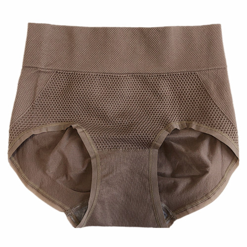 日系收腹提臀無痕無縫高腰蜂巢內褲棉襠三角褲小蠻腰底褲舒適透氣 日系收腹提臀無痕無縫高腰蜂巢內褲棉襠三角褲小蠻腰底褲舒適透氣