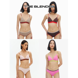 【任選3條159元】The Blender撞色舒適一片式中低腰三角內褲女