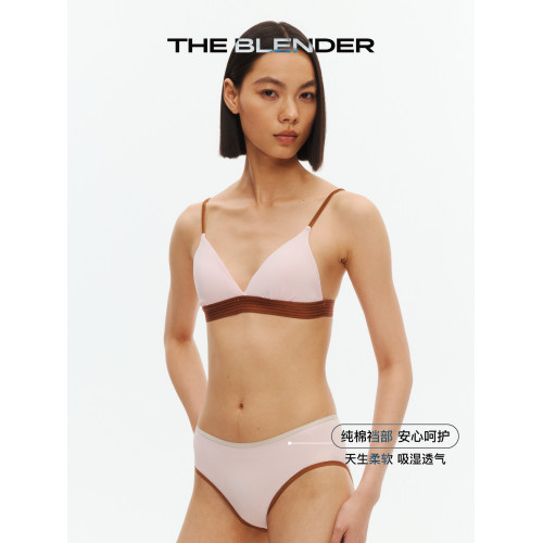 【任選3條159元】The Blender撞色舒適一片式中低腰三角內褲女 【任選3條159元】The Blender撞色舒適一片式中低腰三角內褲女