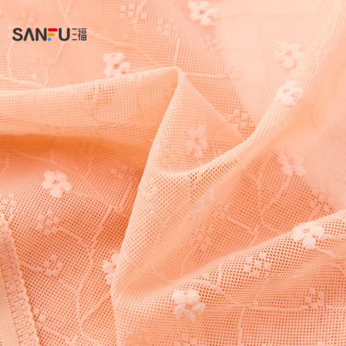 三福中腰包臀內褲女本命年紅色內褲蕾絲拼接透氣半平角褲505965 三福中腰包臀內褲女本命年紅色內褲蕾絲拼接透氣半平角褲505965