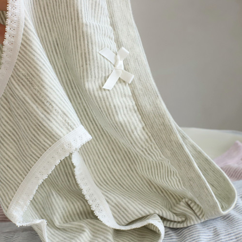 塞德納莫代爾條紋柔軟大彈力無束縛舒適中腰甜美蕾絲邊包臀女內褲 塞德納莫代爾條紋柔軟大彈力無束縛舒適中腰甜美蕾絲邊包臀女內褲