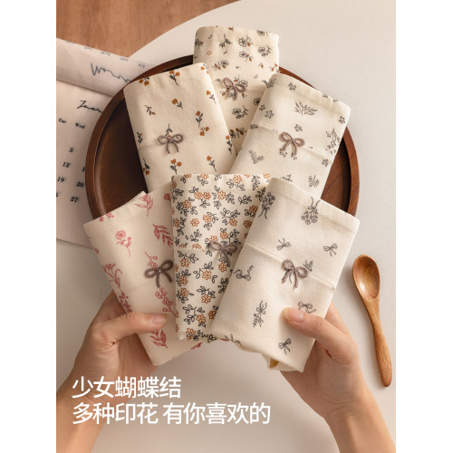 都市麗人內褲女士純棉全棉抗菌加長襠中高腰無痕碎花女生三角短褲