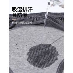 老年人隔尿褲防漏尿失禁內褲大小便純棉布可洗成人男女尿不濕神器