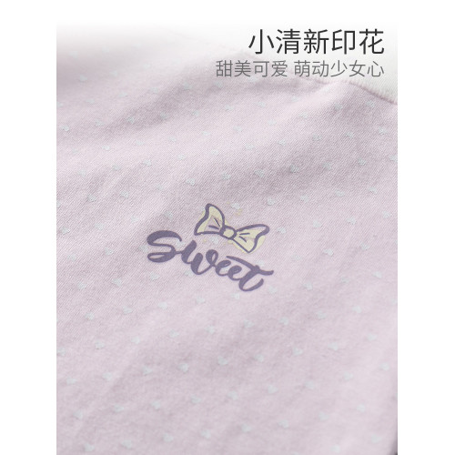 15嵗女孩內褲高初中生平角褲14青春期少女發育期純棉抗菌四角短褲