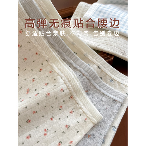 內褲女士2025新款純棉抗菌襠女生二合一安全褲女式平角四角短褲頭