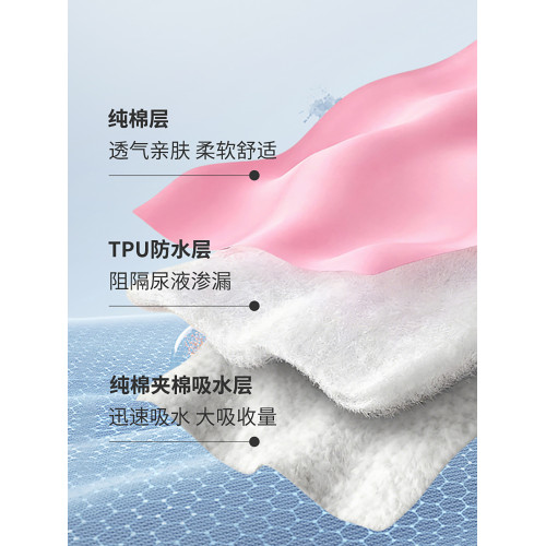 媽媽內褲純棉老年人癱瘓尿失禁防漏尿專用防水可洗成人隔尿護理褲