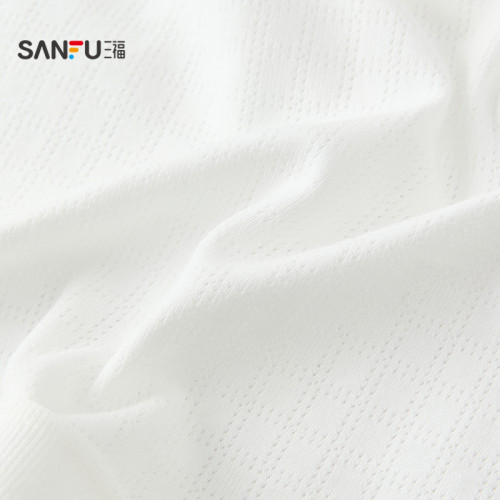 三福女中腰包臀內褲 無印染柔軟舒適透氣棉感半平角褲497781