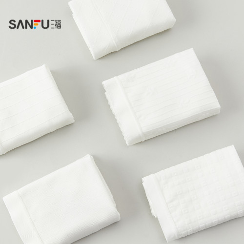 三福女中腰包臀內褲 無印染柔軟舒適透氣棉感半平角褲497781