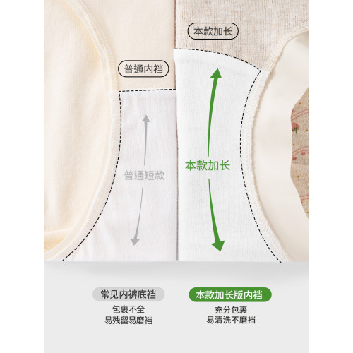 都市麗人平角內褲女生純棉襠10A抑菌2025新款少女無痕四角安全褲